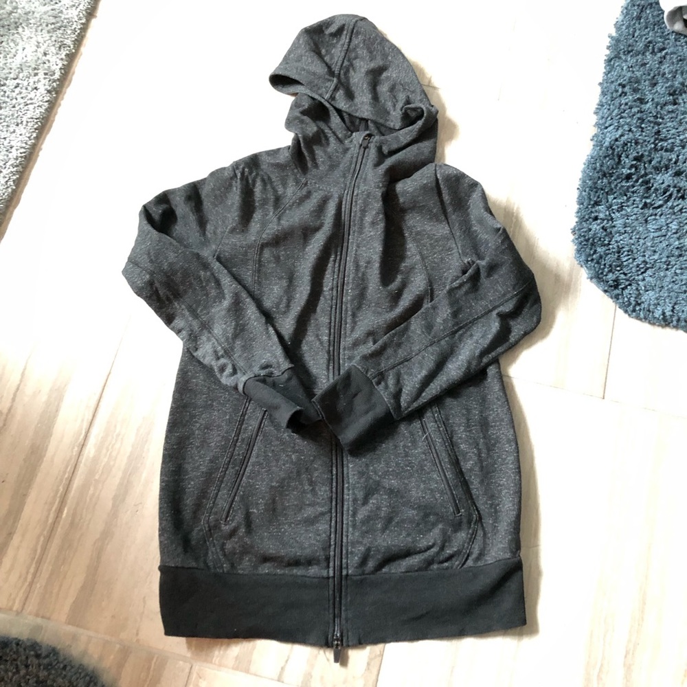 Dark Heathered Grey Maternity Hoodie